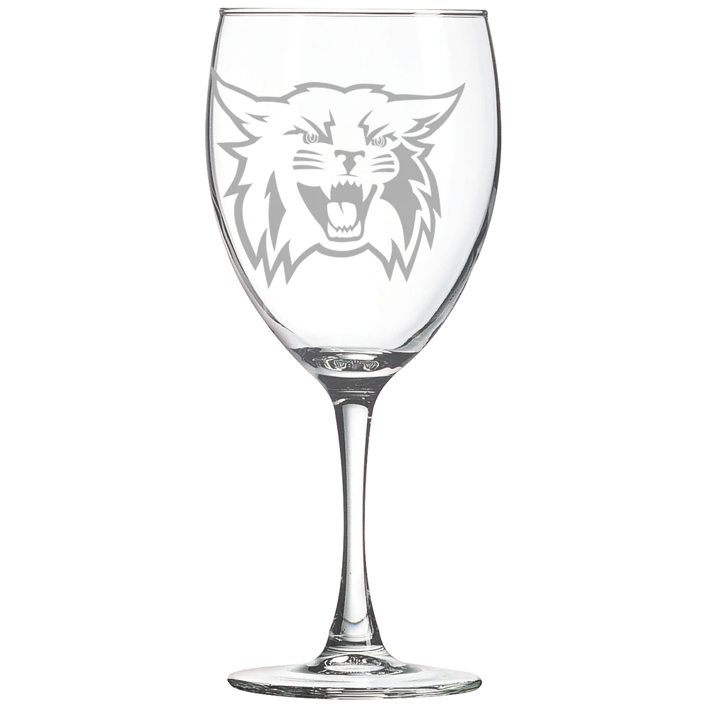 Weber State University Polar Camel 10 1/2 oz. Wine Glass