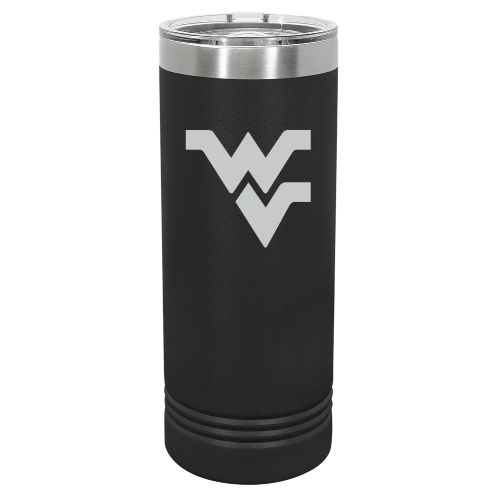 West Virginia University Polar Camel 22 oz. Skinny Tumbler with Slider Lid