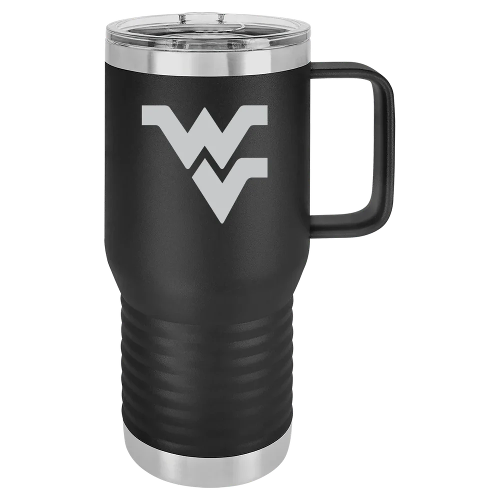 West Virginia University Polar Camel 20 oz. Travel Mug with Slider Lid