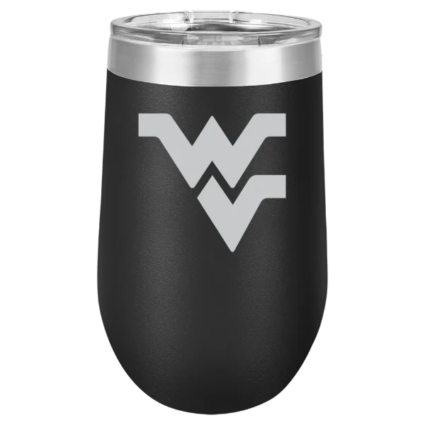 West Virginia University Polar Camel 16 oz. Stemless Wine Tumbler