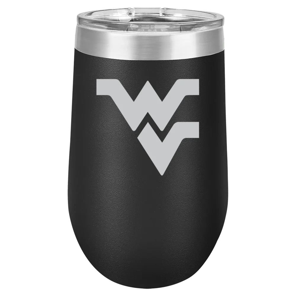 West Virginia University Polar Camel 16 oz. Stemless Wine Tumbler