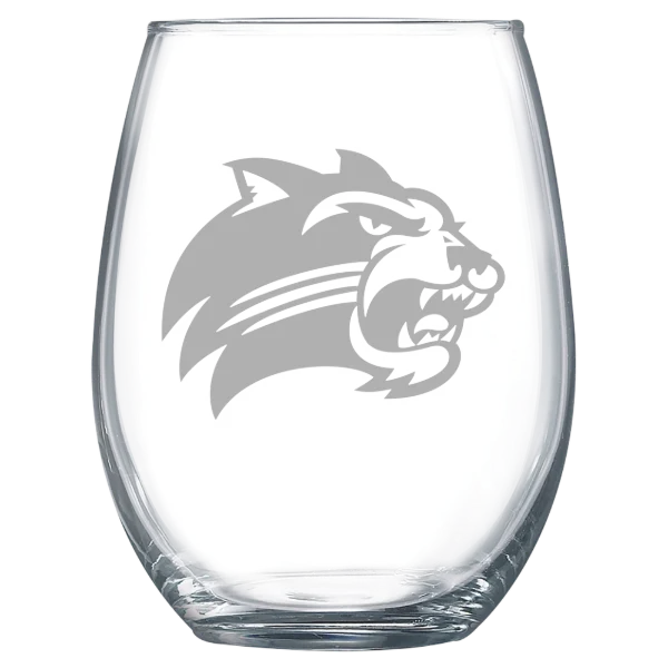 Western Carolina University Polar Camel 15 oz. Stemless Wine Glass