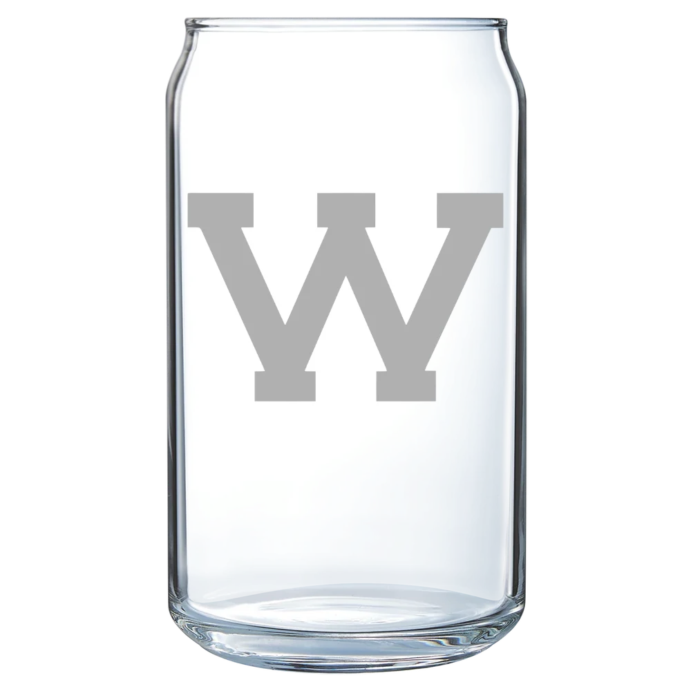 Western Illinois University Polar Camel 16 oz. Can Glass