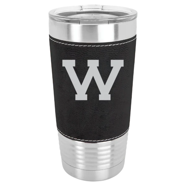 Western Illinois University Polar Camel 20 oz. Leatherette Grip Tumbler with Standard Lid
