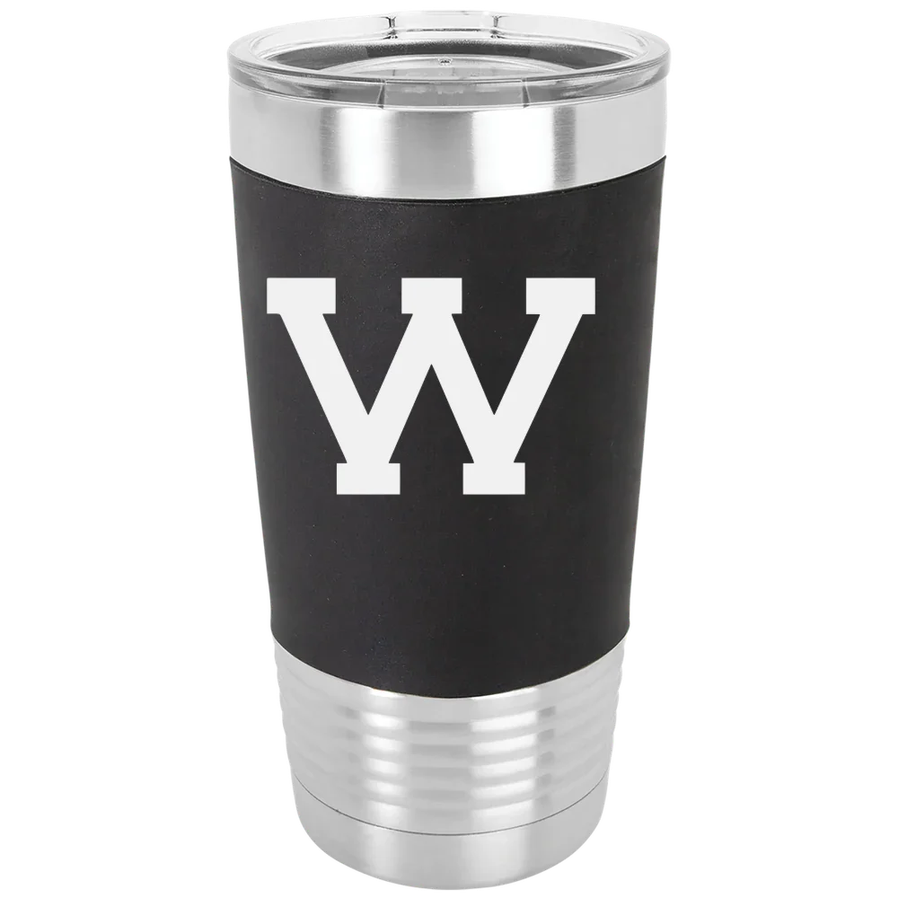 Western Illinois University Polar Camel 20 oz. Silicone Grip Tumbler with Standard Lid