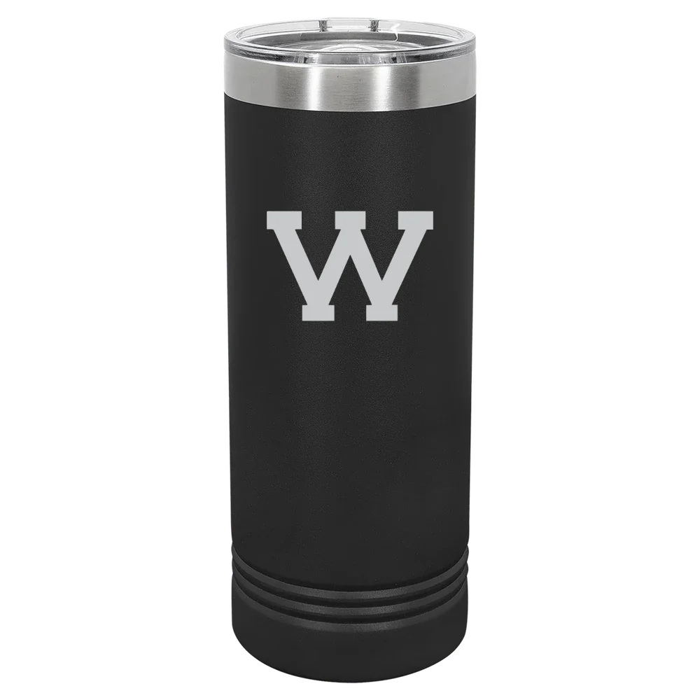 Western Illinois University Polar Camel 22 oz. Skinny Tumbler with Slider Lid