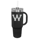 Western Illinois University Polar Camel 40 oz. Travel Mug with Snap Lid & Straw