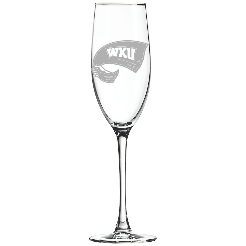 Western Kentucky University Polar Camel 8 oz. Champagne Flute