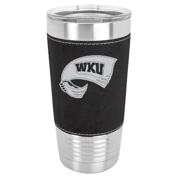 Western Kentucky University Polar Camel 20 oz. Leatherette Grip Tumbler with Standard Lid