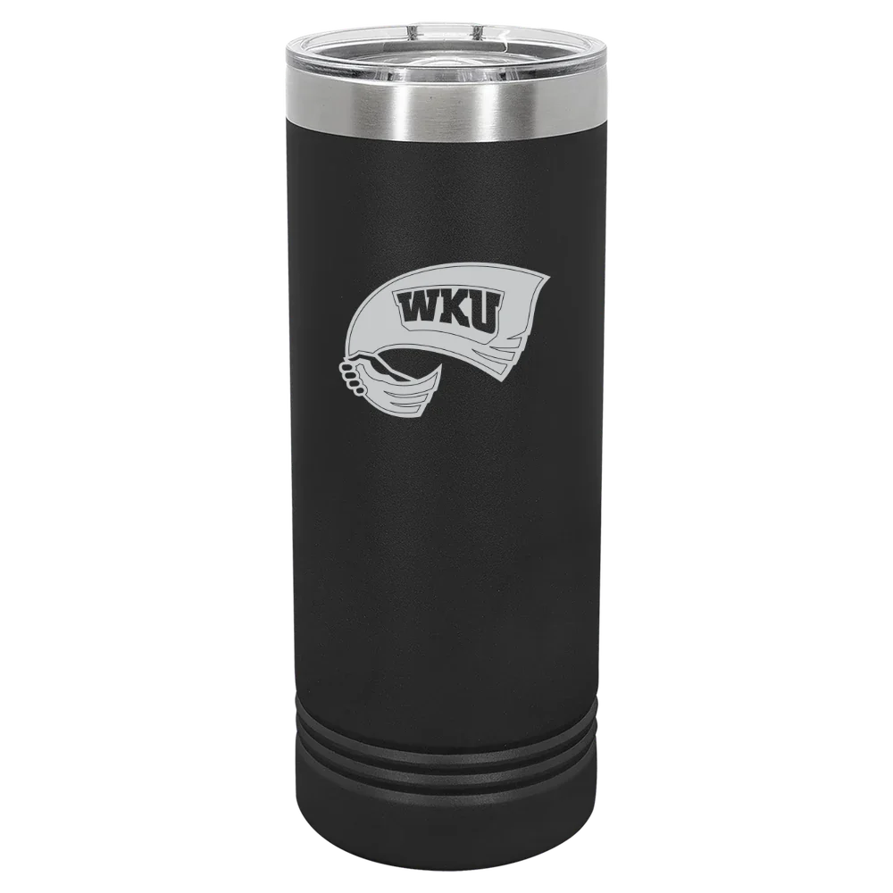 Western Kentucky University Polar Camel 22 oz. Skinny Tumbler with Slider Lid