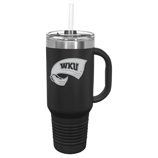 Western Kentucky University Polar Camel 40 oz. Travel Mug with Snap Lid & Straw