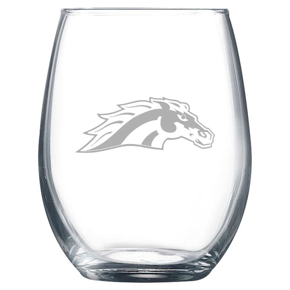 Western Michigan University Polar Camel 9 oz. Stemless Wine Glass
