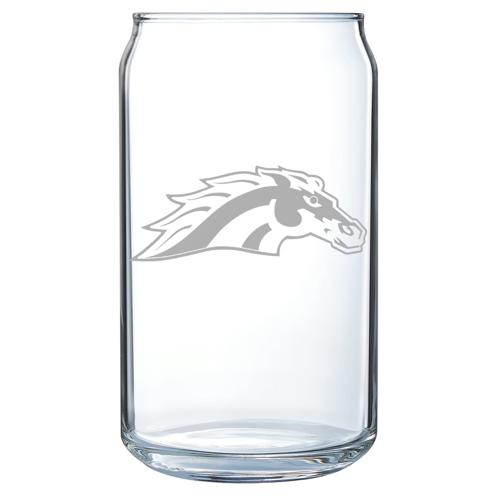 Western Michigan University Polar Camel 16 oz. Can Glass