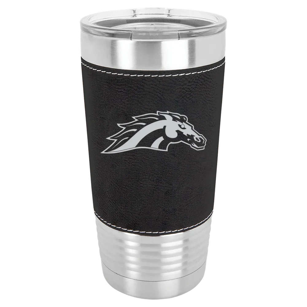 Western Michigan University Polar Camel 20 oz. Leatherette Grip Tumbler with Standard Lid