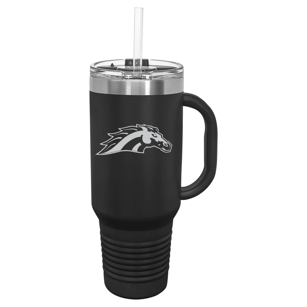 Western Michigan University Polar Camel 40 oz. Travel Mug with Snap Lid & Straw