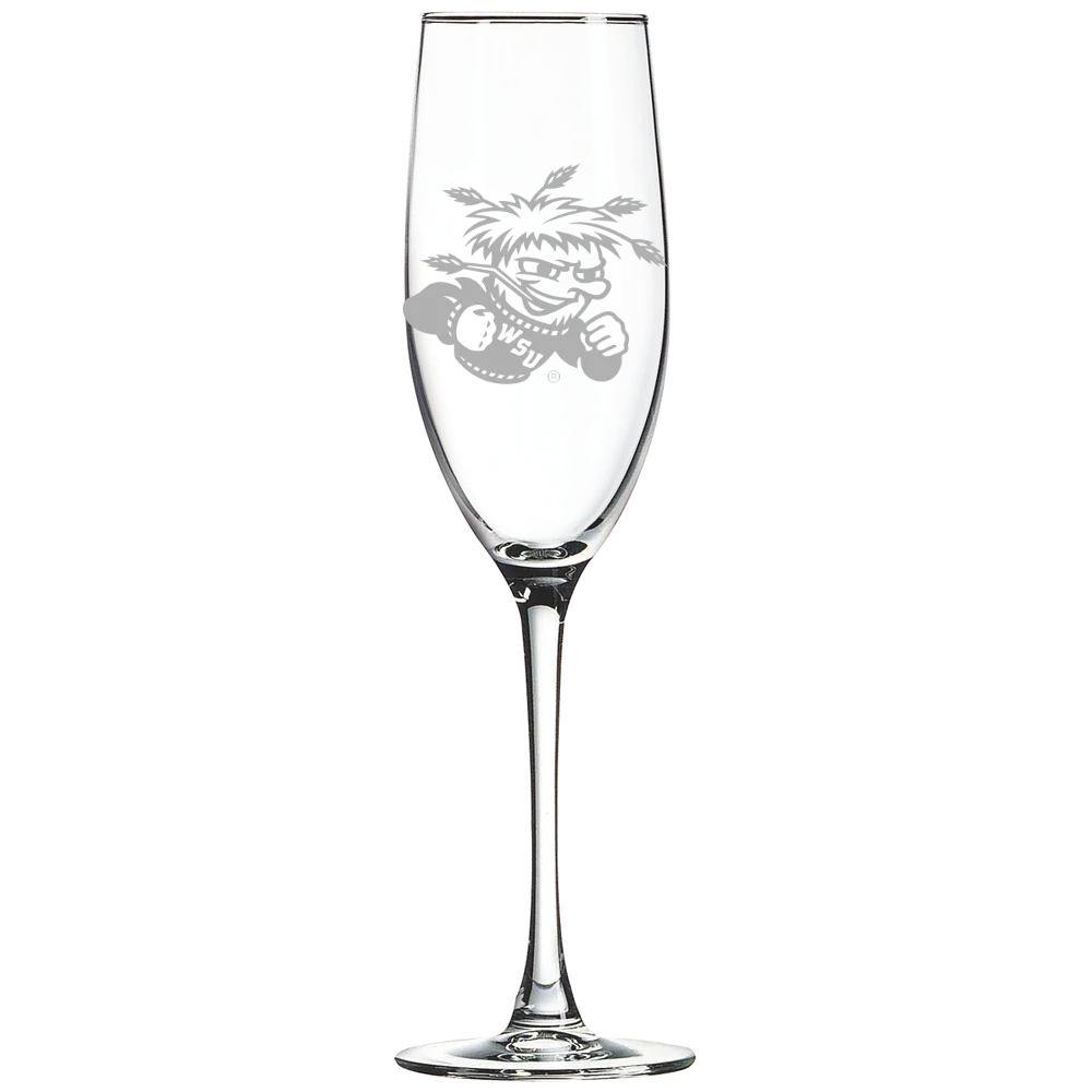 Wichita State University Polar Camel 8 oz. Champagne Flute