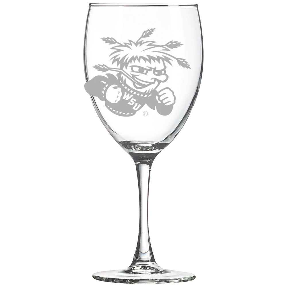 Wichita State University Polar Camel 10 1/2 oz. Wine Glass