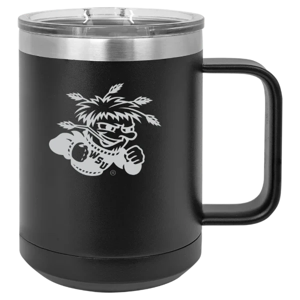 Wichita State University Polar Camel 15 oz. Mug with Slider Lid