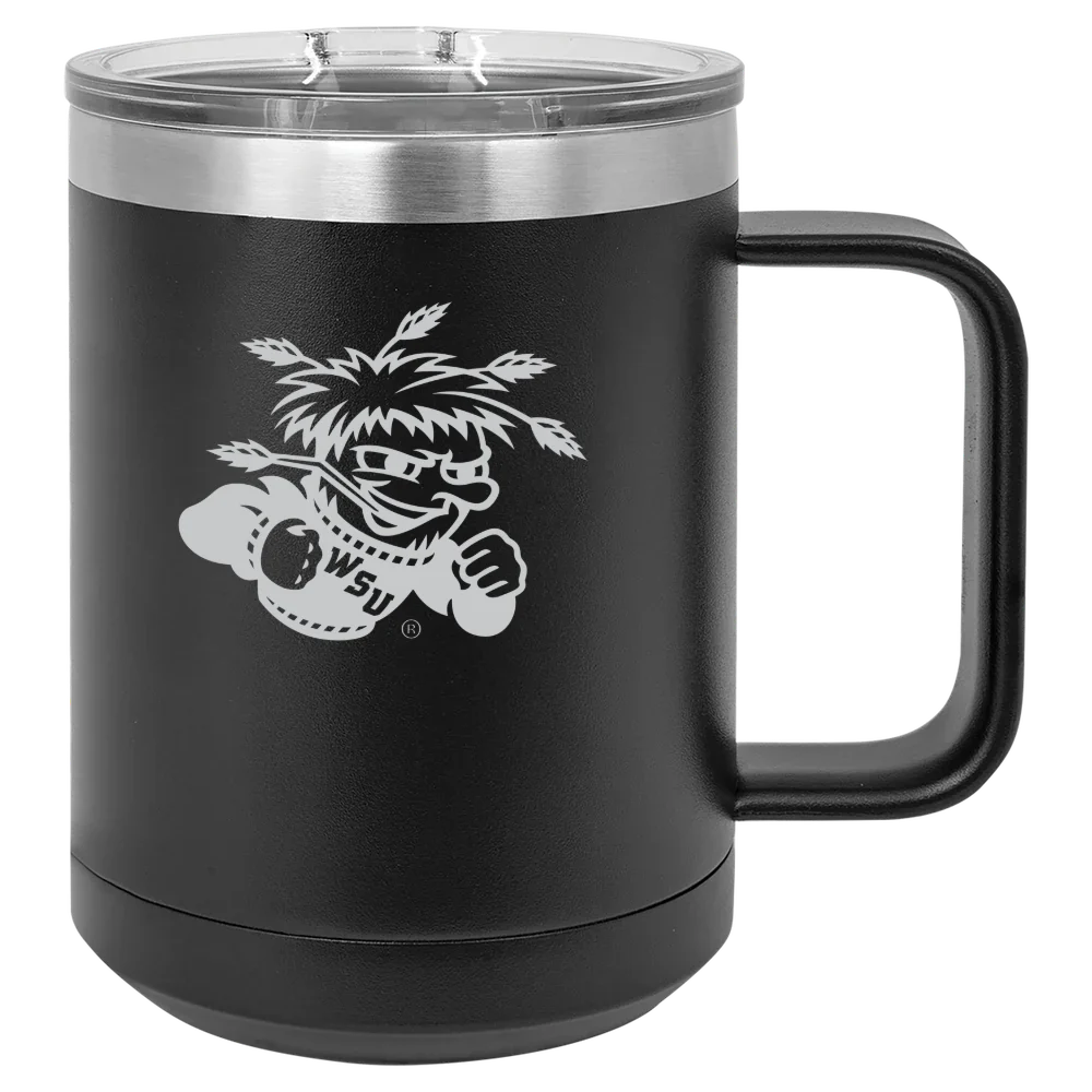 Wichita State University Polar Camel 15 oz. Mug with Slider Lid