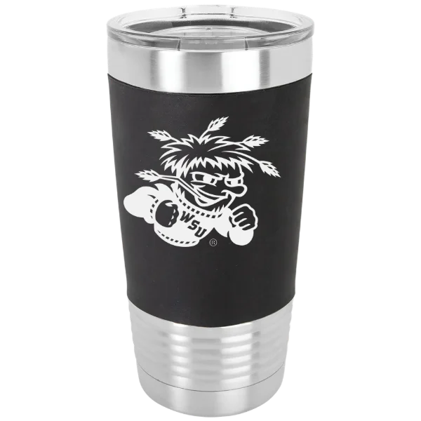 Wichita State University Polar Camel 20 oz. Silicone Grip Tumbler with Standard Lid