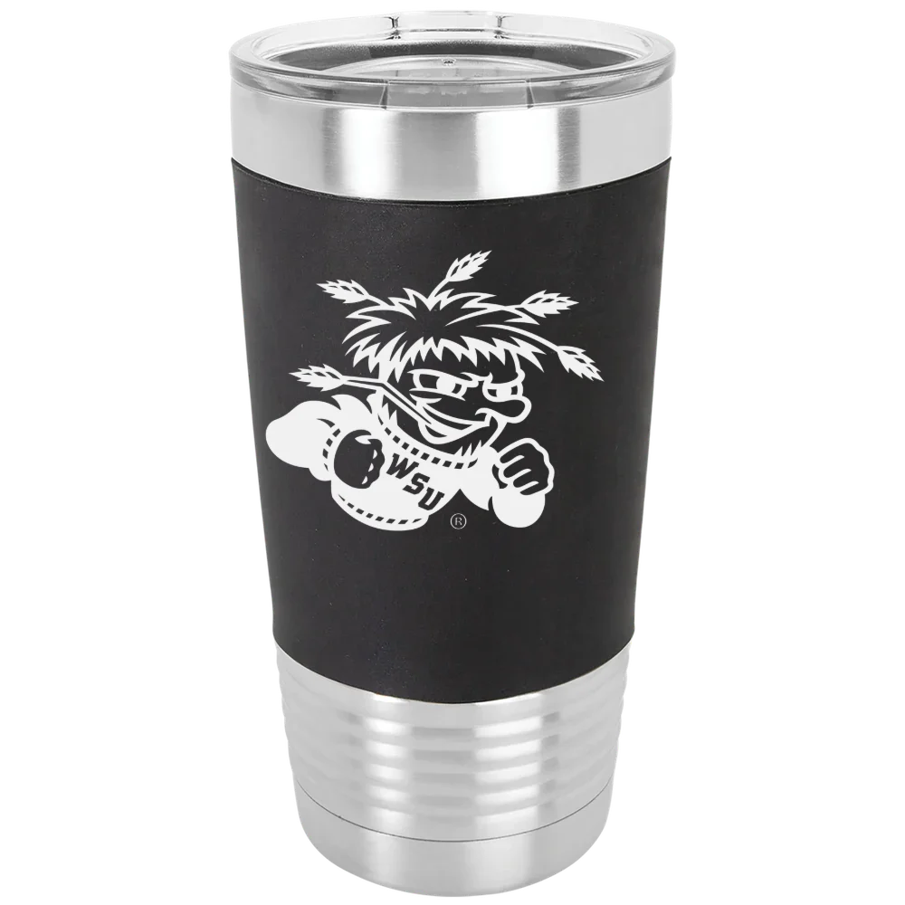 Wichita State University Polar Camel 20 oz. Silicone Grip Tumbler with Standard Lid