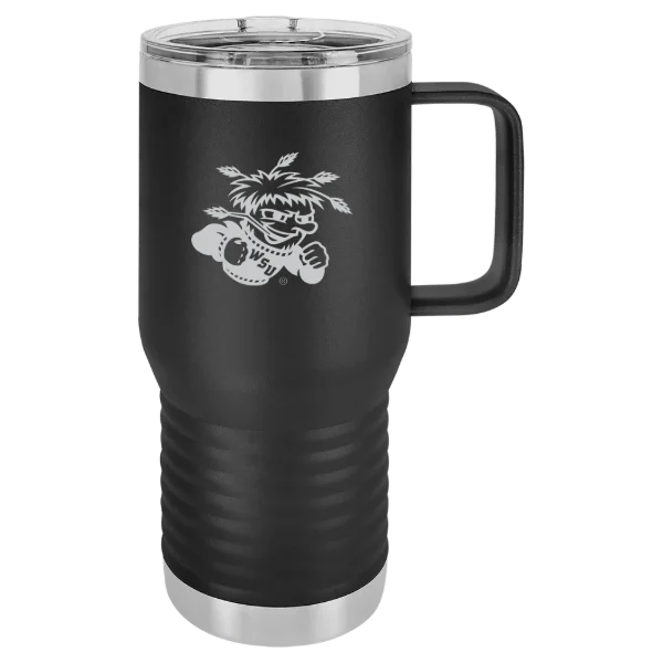 Wichita State University Polar Camel 20 oz. Travel Mug with Slider Lid