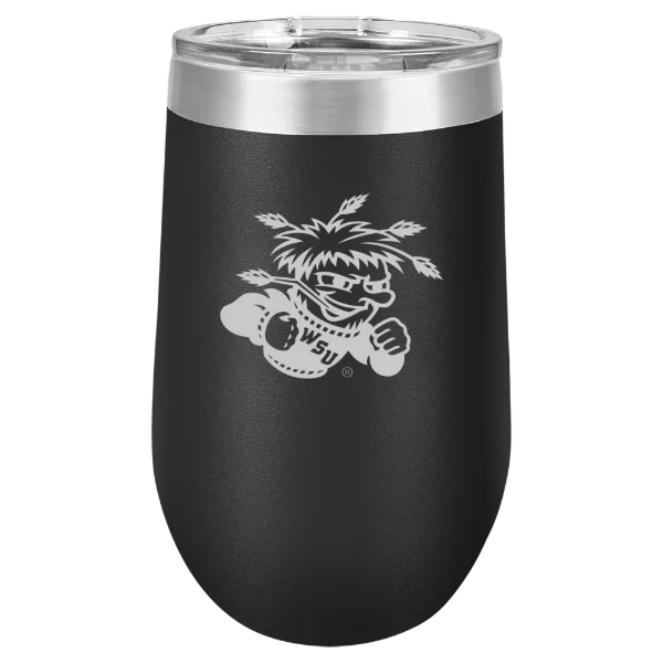 Wichita State University Polar Camel 16 oz. Stemless Wine Tumbler