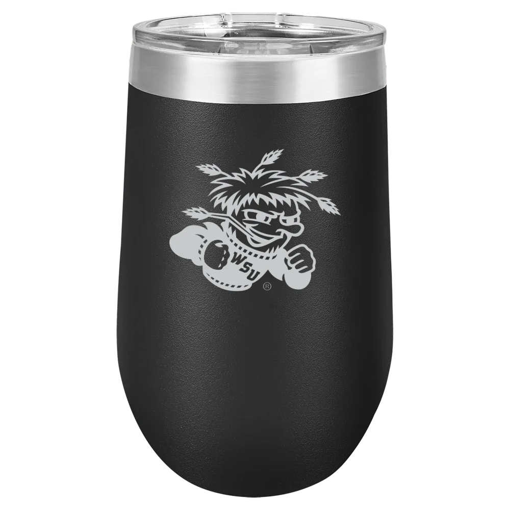 Wichita State University Polar Camel 16 oz. Stemless Wine Tumbler