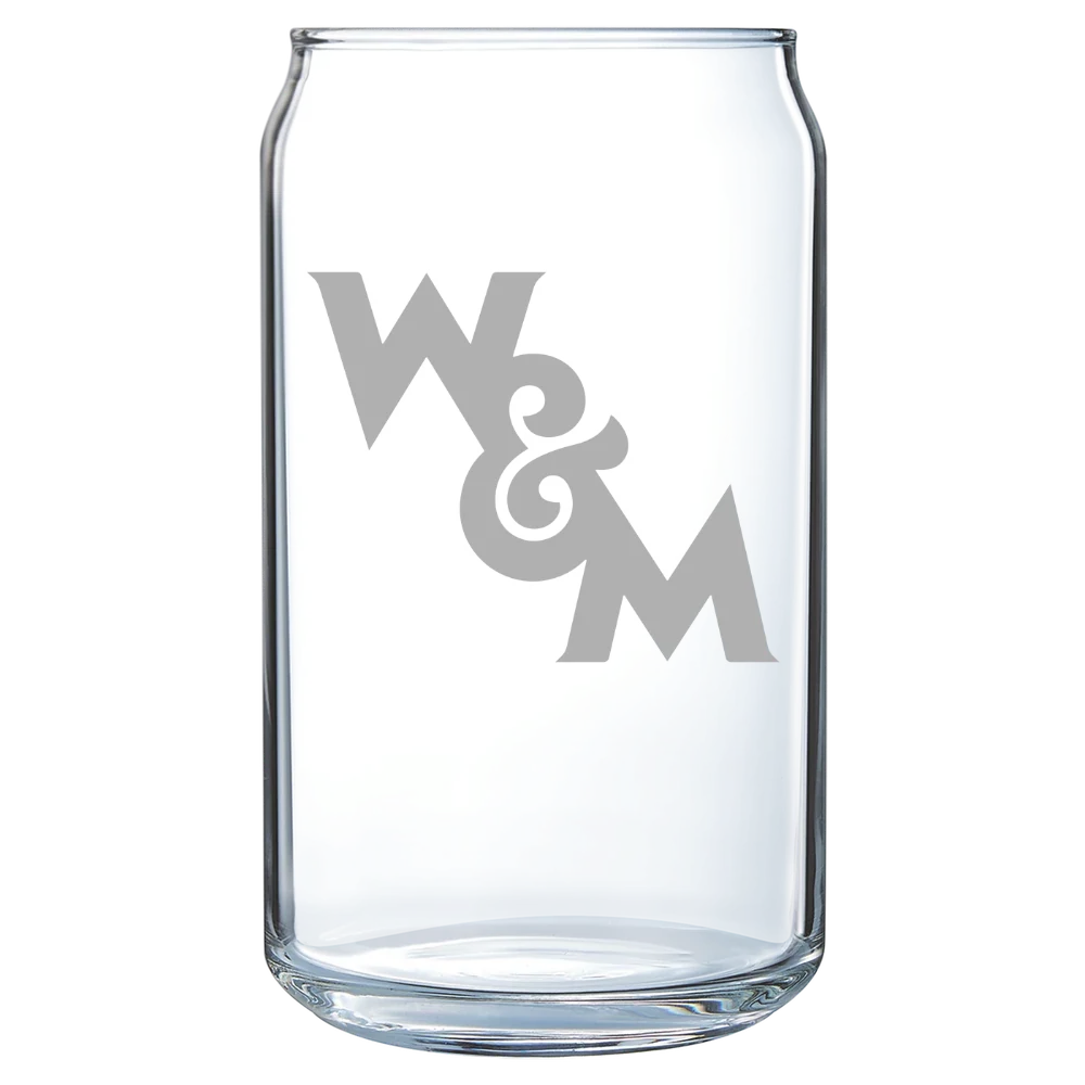 William & Mary Polar Camel 16 oz. Can Glass