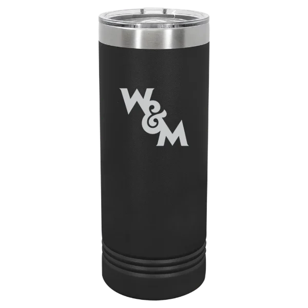 William & Mary Polar Camel 22 oz. Skinny Tumbler with Slider Lid