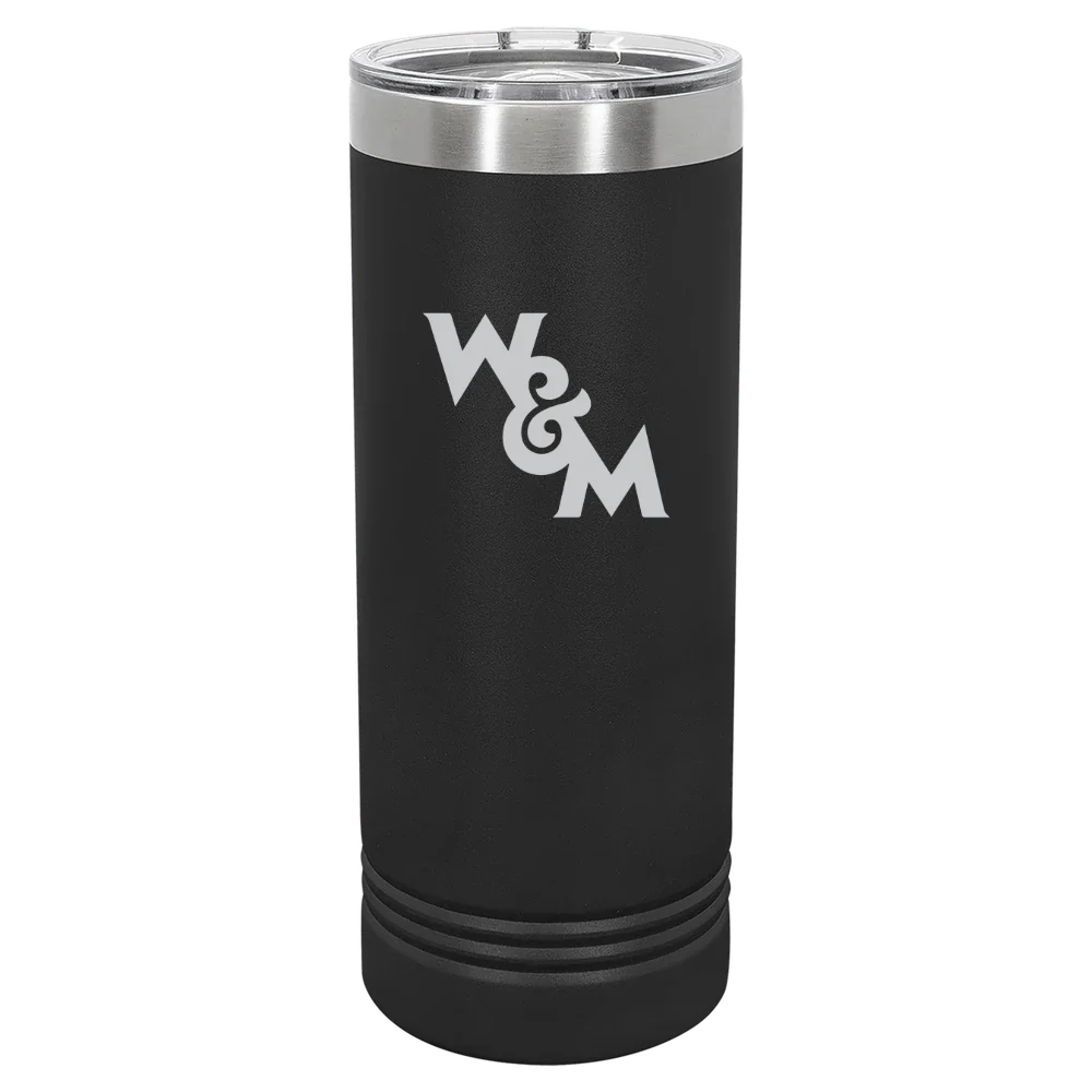 William & Mary Polar Camel 22 oz. Skinny Tumbler with Slider Lid