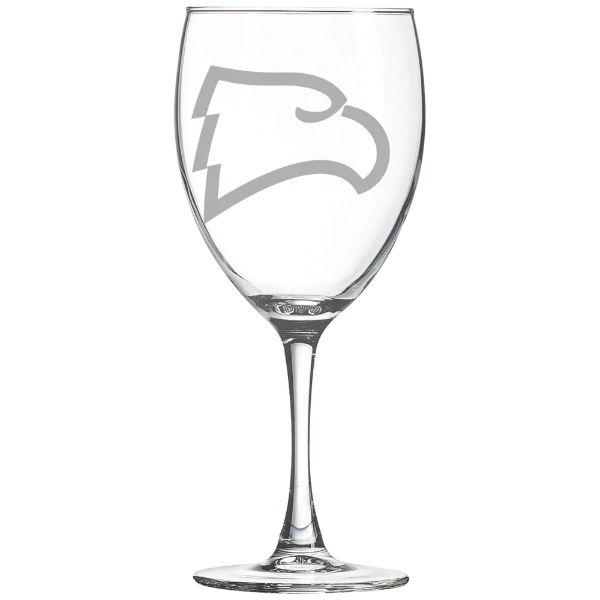 Winthrop University Polar Camel 10 1/2 oz. Wine Glass