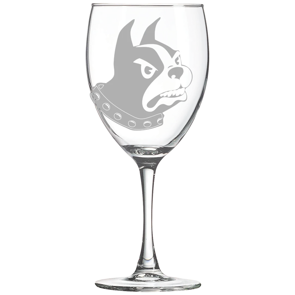 Wofford College Polar Camel 10 1/2 oz. Wine Glass