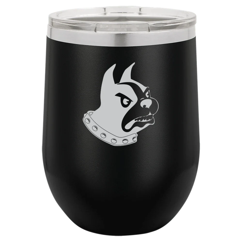 Wofford College Polar Camel 12 oz. Stemless Wine Tumbler
