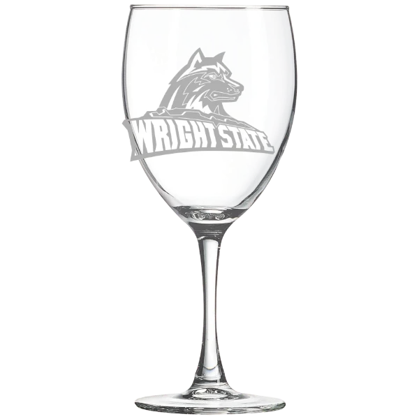 Wright State University Polar Camel 10 1/2 oz. Wine Glass
