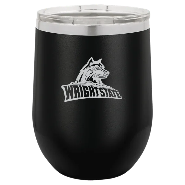 Wright State University Polar Camel 12 oz. Stemless Wine Tumbler