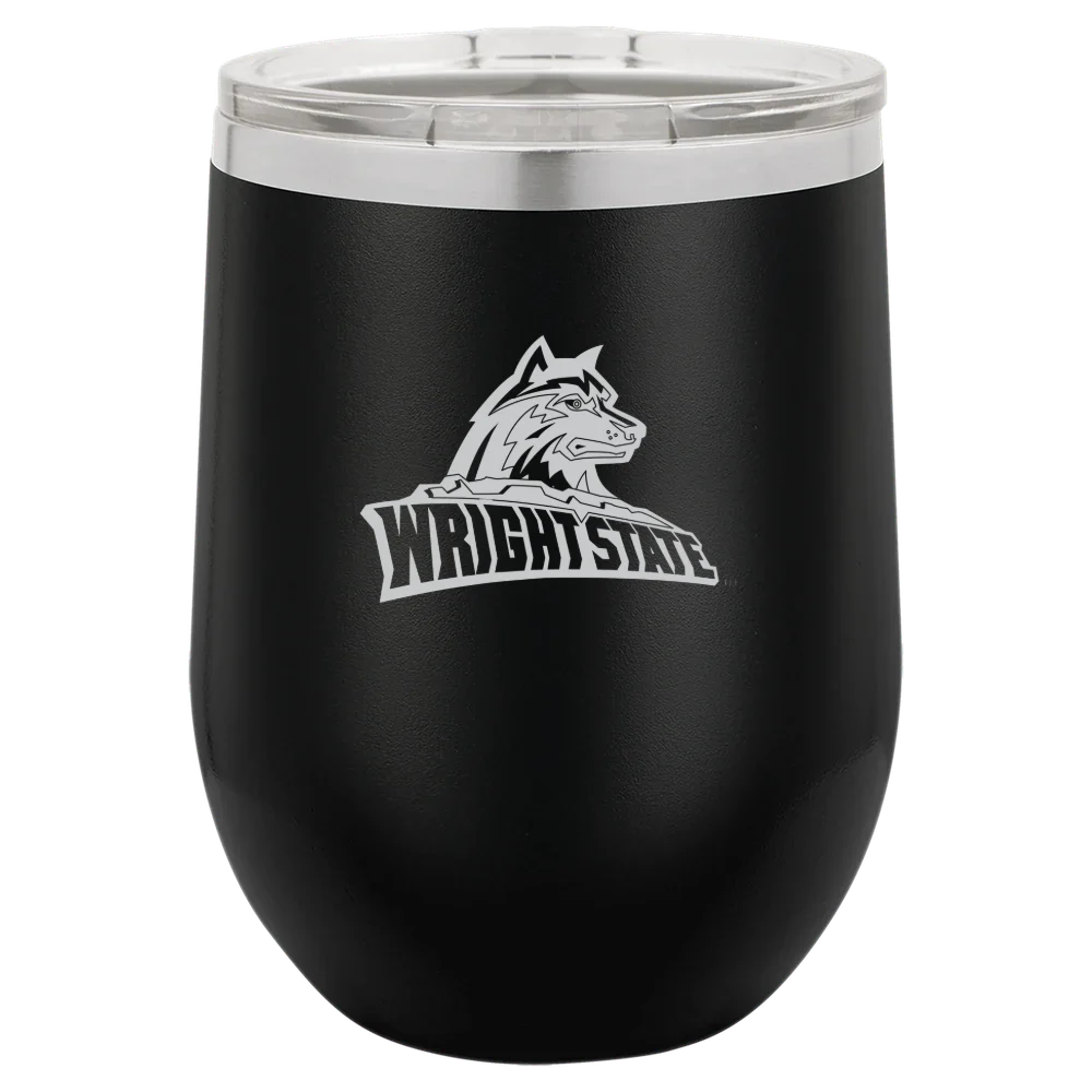 Wright State University Polar Camel 12 oz. Stemless Wine Tumbler