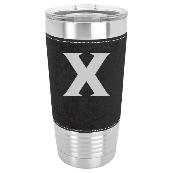 Xavier University Polar Camel 20 oz. Leatherette Grip Tumbler with Standard Lid