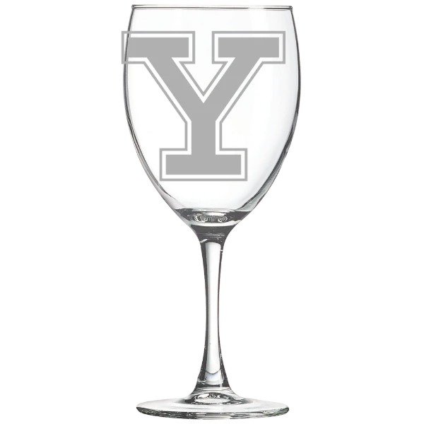 Yale University Polar Camel 10 1/2 oz. Wine Glass