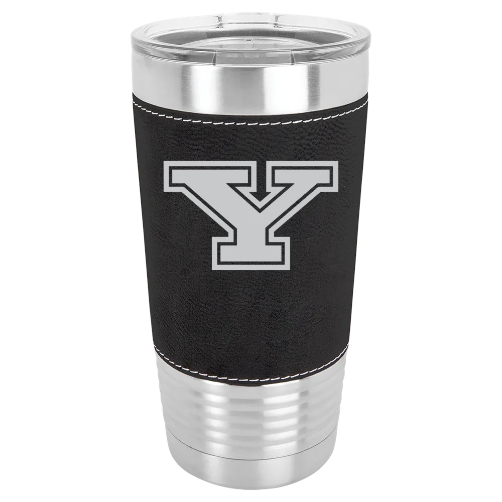 Youngstown State University Polar Camel 20 oz. Leatherette Grip Tumbler with Standard Lid
