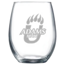 Adams State University Polar Camel 9 oz. Stemless Wine Glass