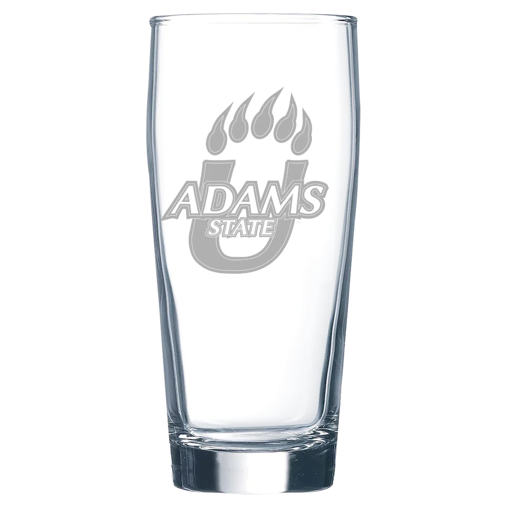 Adams State University Polar Camel 16 oz. Willi Becher Beer Glass