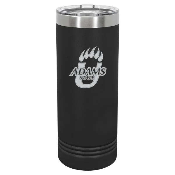 Adams State University Polar Camel 22 oz. Skinny Tumbler with Slider Lid