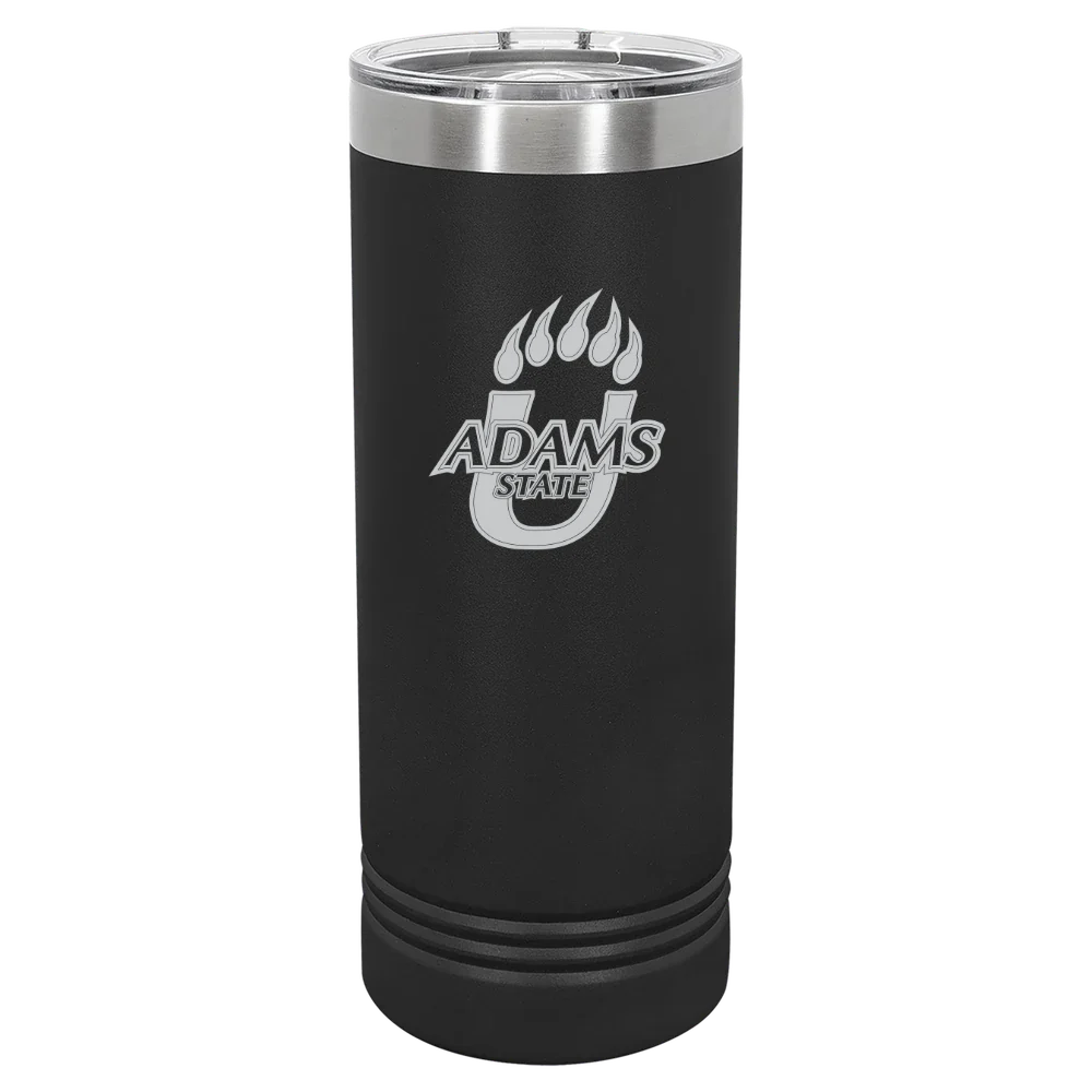 Adams State University Polar Camel 22 oz. Skinny Tumbler with Slider Lid