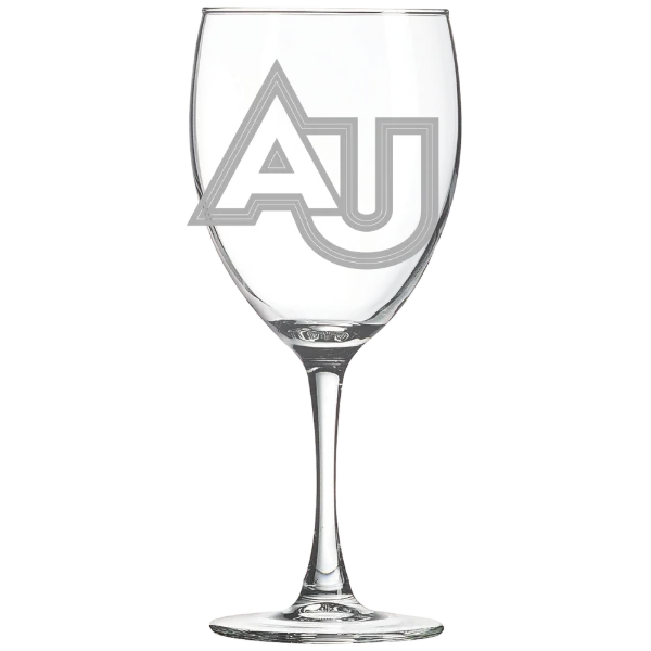 Adelphi University Polar Camel 10 1/2 oz. Wine Glass