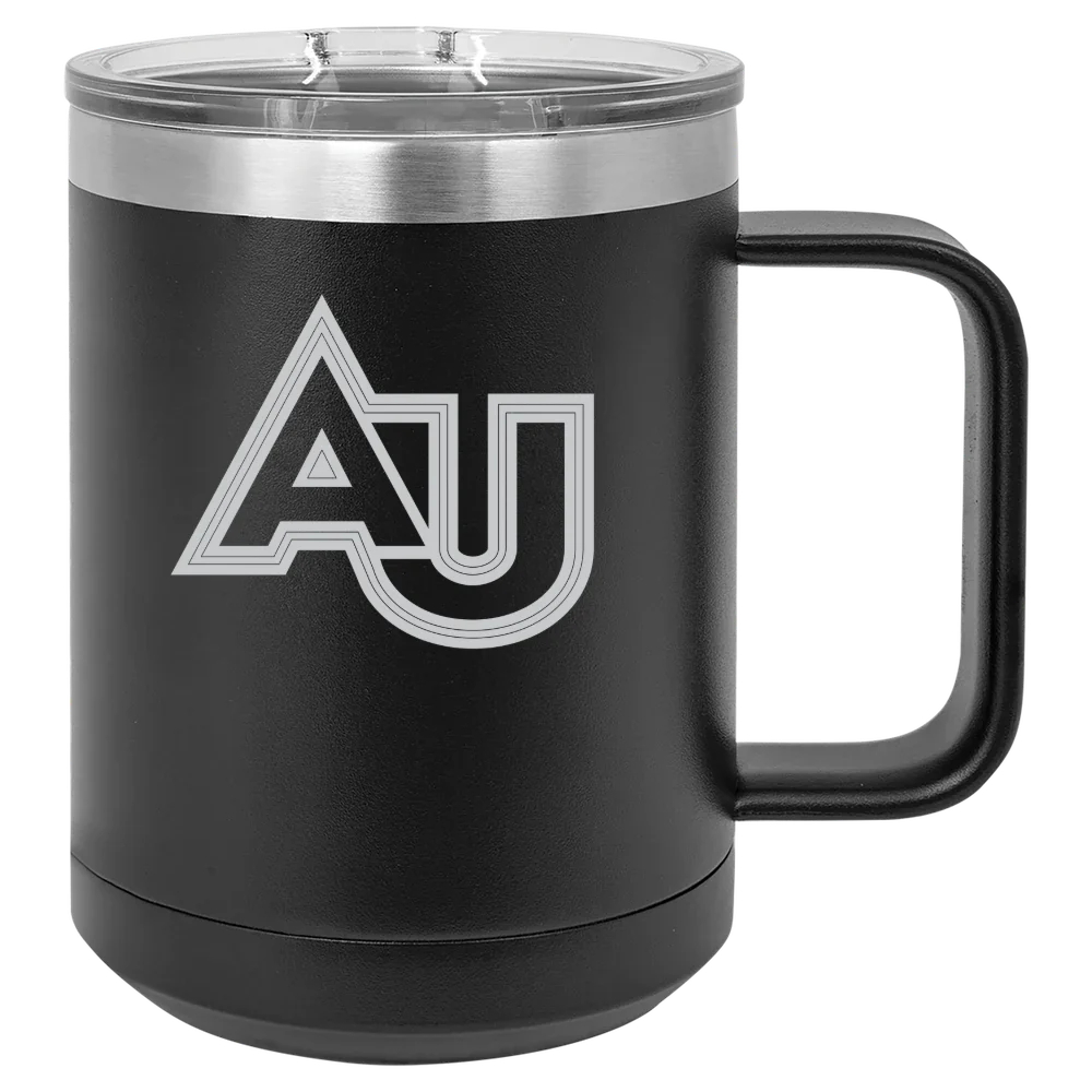 Adelphi University Polar Camel 15 oz. Mug with Slider Lid