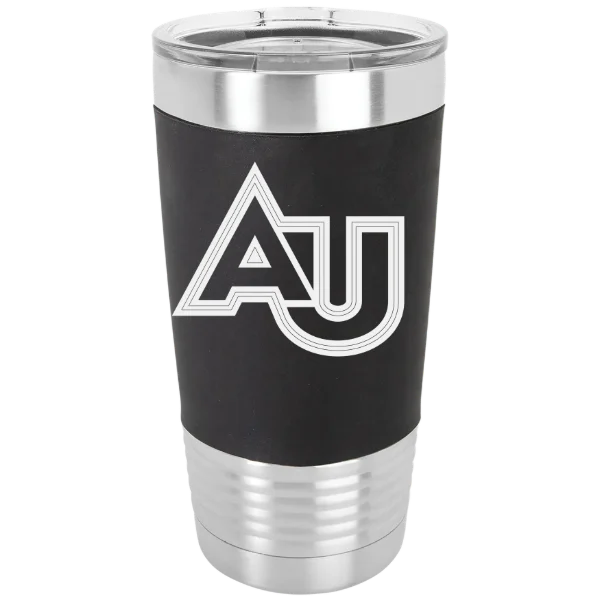 Adelphi University Polar Camel 20 oz. Silicone Grip Tumbler with Standard Lid