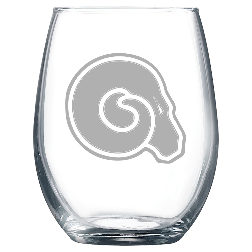 Albany State University (Georgia) Polar Camel 9 oz. Stemless Wine Glass