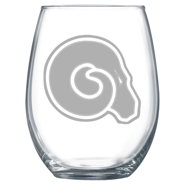 Albany State University (Georgia) Polar Camel 15 oz. Stemless Wine Glass