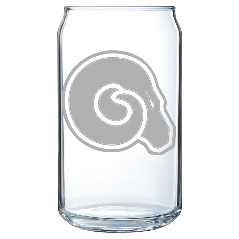 Albany State University (Georgia) Polar Camel 16 oz. Can Glass